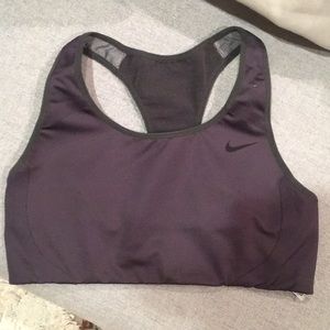 Nike dri-fit sports bra - dark grey size small